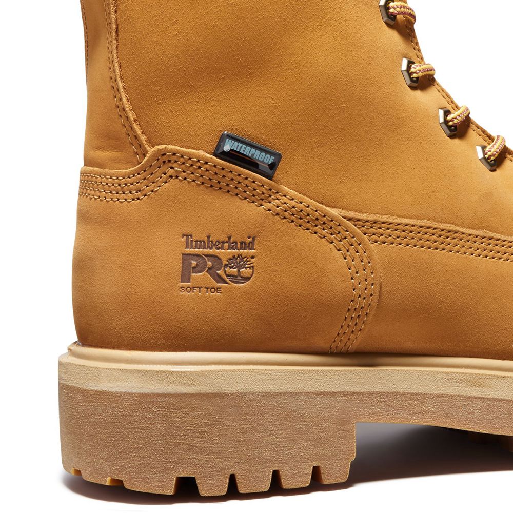 Bocanci Pro Timberland Barbati Maro - Direct Attach 8\" Soft Toe - Romania - CZNDBV560